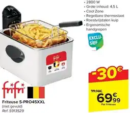 Carrefour Friteuse S-PRO45XXL aanbieding