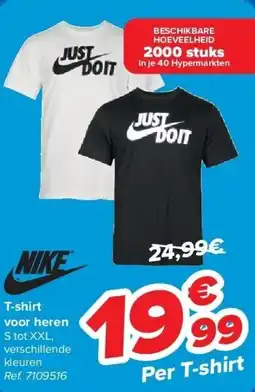 Carrefour T-shirt voor heren aanbieding