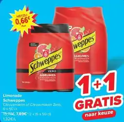 Carrefour Limonade Schweppes aanbieding