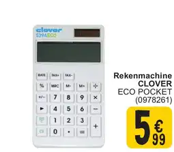 Cora Rekenmachine CLOVER ECO POCKET aanbieding