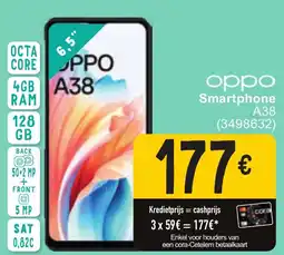 Cora oppo Smartphone A38 aanbieding