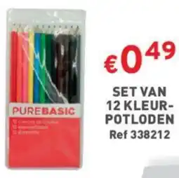 Trafic SET VAN 12 KLEURPOTLODEN aanbieding