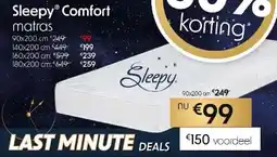 Sleepworld Sleepy Comfort matras aanbieding