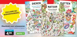 Boekenvoordeel Kleurboek voor volwassenen aanbieding