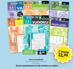 Boekenvoordeel Groot puzzelboek aanbieding