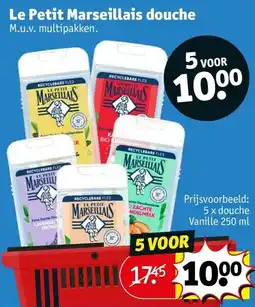 Kruidvat Le Petit Marseillais douche aanbieding