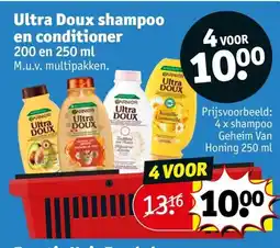 Kruidvat Ultra Doux shampoo en conditioner aanbieding