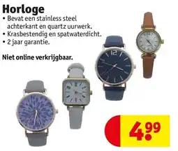 Kruidvat Horloge aanbieding
