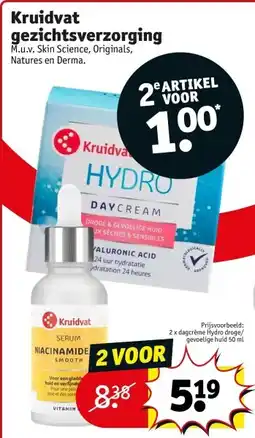 Kruidvat Kruidvat gezichtsverzorging aanbieding