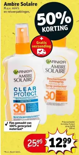 Kruidvat Ambre Solaire aanbieding