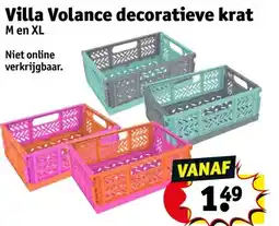 Kruidvat Villa Volance decoratieve krat aanbieding