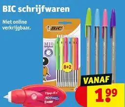 Kruidvat BIC schrijfwaren aanbieding