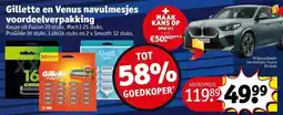 Kruidvat Gillette en Venus navulmesjes voordeelverpakking aanbieding