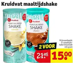 Kruidvat Kruidvat maaltijdshake aanbieding