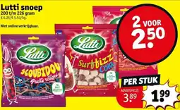 Kruidvat Lutti snoep aanbieding