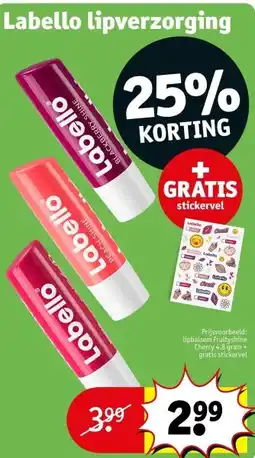 Kruidvat Labello lipverzorging aanbieding