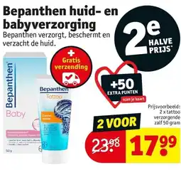 Kruidvat Bepanthen huid- en babyverzorging aanbieding