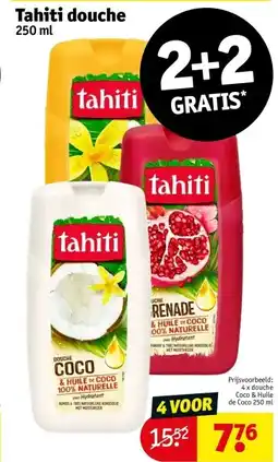 Kruidvat Tahiti douche aanbieding