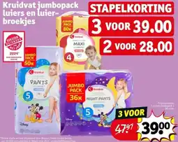 Kruidvat Kruidvat jumbopack luiers en luierbroekjes aanbieding
