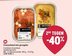 Delhaize Ovenschotel met gevogelte aanbieding