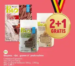 Delhaize Biopasta, -rijst, -granen of -peulvruchten aanbieding