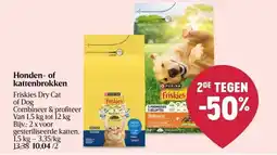 Delhaize Honden- of kattenbrokken aanbieding