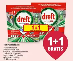 Delhaize Vaatwastabletten aanbieding