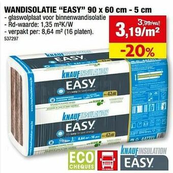 Hubo Wandisolatie easy aanbieding