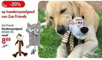 Zoo friends hondenspeelgoed