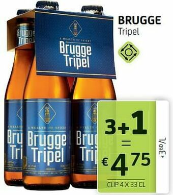 BelBev Brugge tripel aanbieding