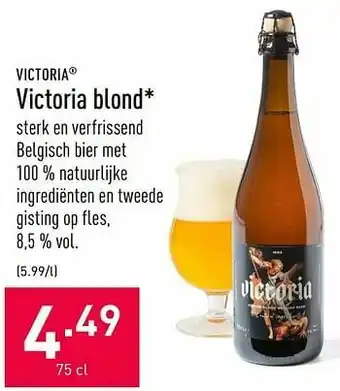 ALDI Victoria blond aanbieding
