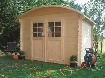 Brico Abri de jardin Solid Dainville I bois 7,09m² 298x238cm aanbieding