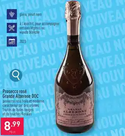 ALDI Prosecco rosé Grande Alberone DOC 75 cl aanbieding