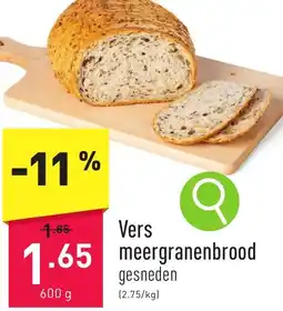 ALDI Vers meergranenbrood 600g aanbieding