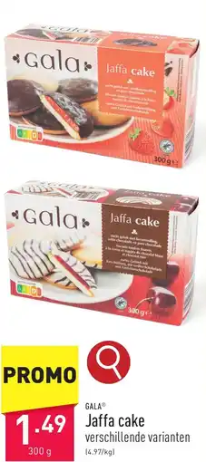 ALDI Gala Jaffa cake 300g aanbieding