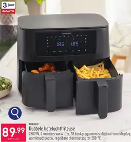 AMBIANO Dubbele heteluchtfriteuse