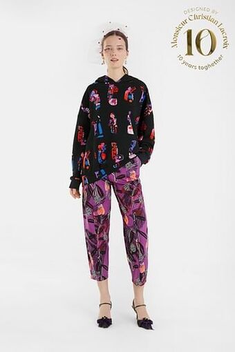 Desigual Oversized hoodie - BLACK - S aanbieding