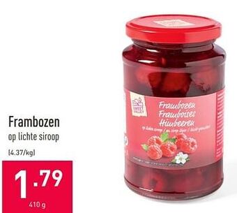 ALDI Frambozen aanbieding