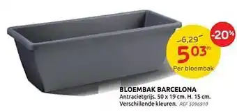 Brico Bloembak barcelona aanbieding