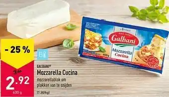 ALDI Mozzarella cucina aanbieding