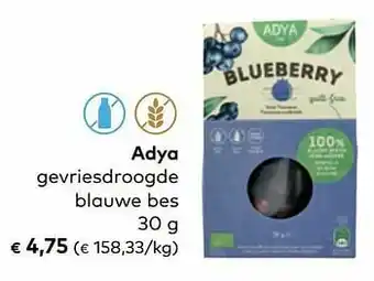 Bio Planet Adya gevriesdroogde blauwe bes aanbieding