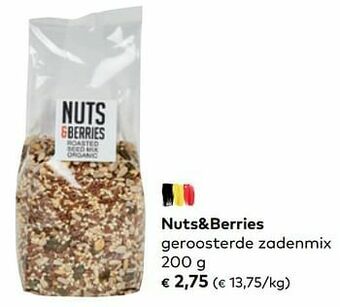 Bio Planet Nuts+berries geroosterde zadenmix aanbieding