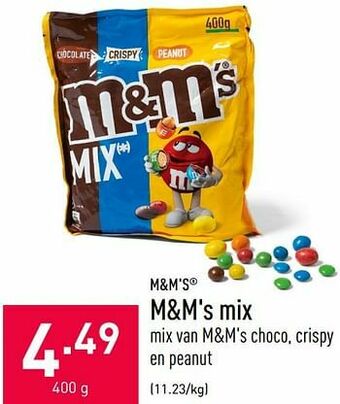 ALDI M+m`s mix aanbieding