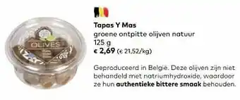 Bio Planet Tapas y mas groene ontpitte olijven natuur aanbieding