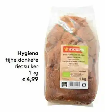 Bio Planet Hygiena fijne donkere rietsuiker aanbieding