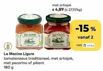 Bio Planet La macina ligure tomatensaus traditioneel met artisjok aanbieding