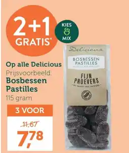 Bosbessen Pastilles