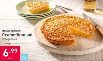 ALDI Verse bresiliennetaart aanbieding