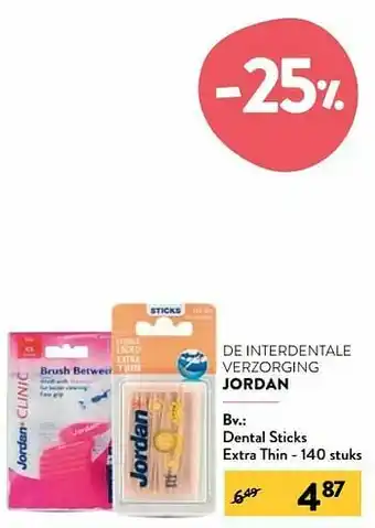 Dental sticks extra thin