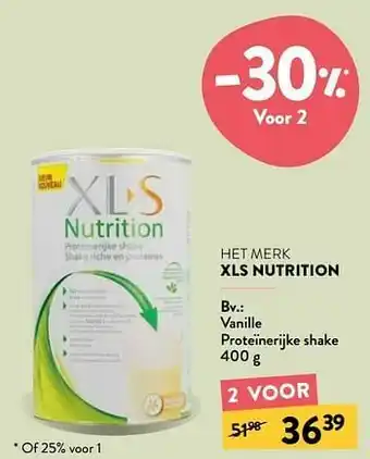 Vanille proteïnerijke shake